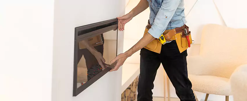 Metal Fireplace Installation in Laguna Woods, California