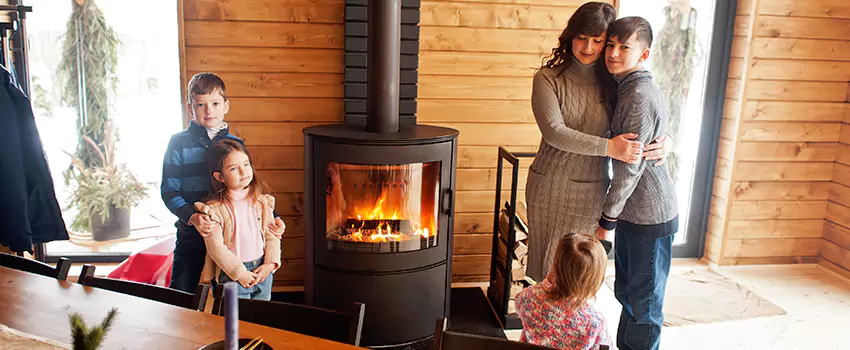 Morso Cast Iron Fireplace Insert Installation in Laguna Woods, California